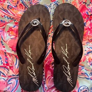 Brand new Michael Kors flip flops